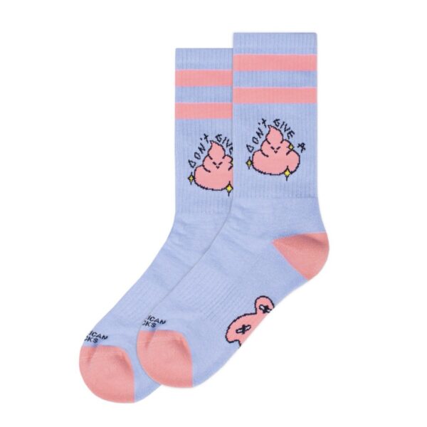 AMERICAN SOCKSCalcetines"Dont give a shit"miid high
